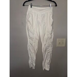 Lululemon Studio Pant III White Tapered Joggers Size 2